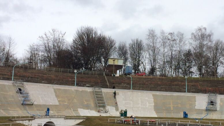 Radrennbahn Schleif- und Fräszentrum Leipzig