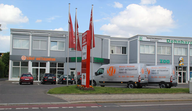 Firmengebäude Schleif- und Fräszentrum Leipzig